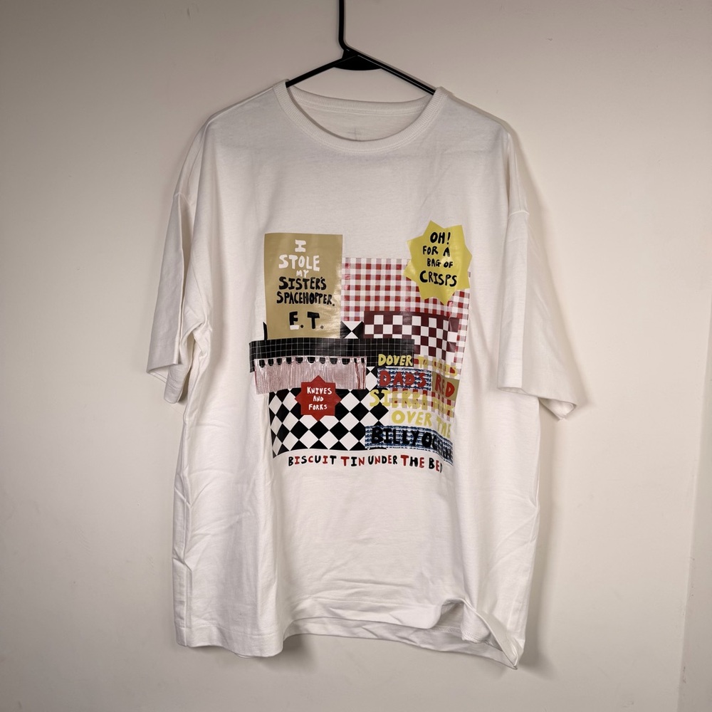Faye Toogood “Bosun Chalk Cafe Culture” Ltd Edition hand-numbered White Tee
